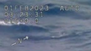 Imágenes compartidas por la AMSA donde se aprecian a los tres pescadores.