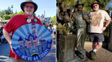 Jeff Reitz fue galardonado con un récord mundial Guinness por la mayor cantidad de visitas consecutivas a Disneyland