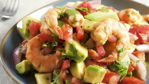 Ensalada de camarones