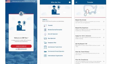 La aplicación CBP One permite la petición de protección temporal en EE.UU. para ciertos inmigrantes.