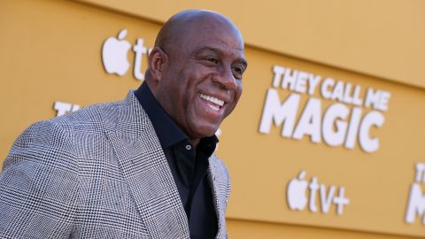 Magic Johnson, exjugador de la NBA.