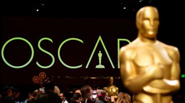 An Oscar statue stands during a preview for the Governors Ball during the 91st annual Academy Awards week in Hollywood, on California, February 15, 2019. (Photo by VALERIE MACON / AFP) (Photo credit should read VALERIE MACON/AFP via Getty Images)