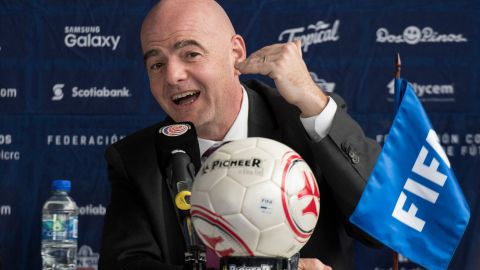 Gianni Infantino presidente de la FIFA.