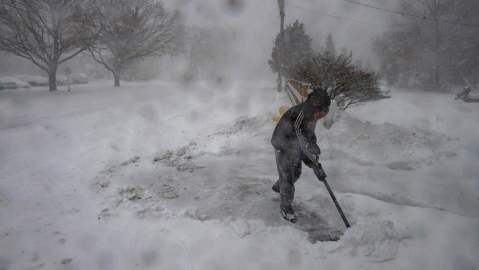 Nieve en Massachusetts