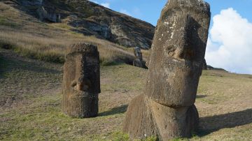 Estatua Moai en la Isla de Pascua