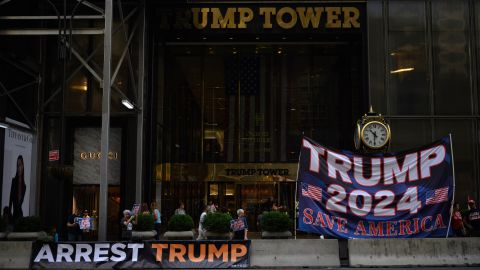 Los simpatizantes de Trump podrían salir a las calles de Manhattan el próximo martes ante el llamado del exmandatario.