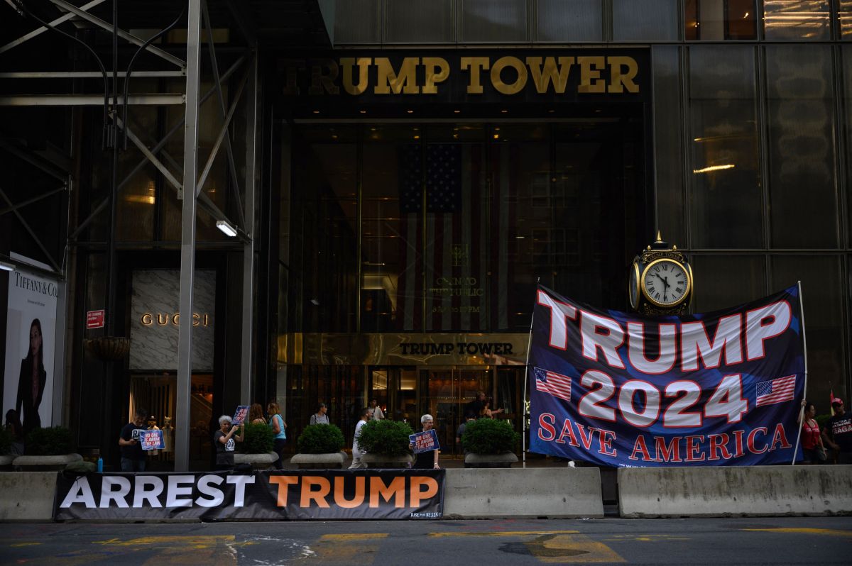 Los simpatizantes de Trump podrían salir a las calles de Manhattan el próximo martes ante el llamado del exmandatario.