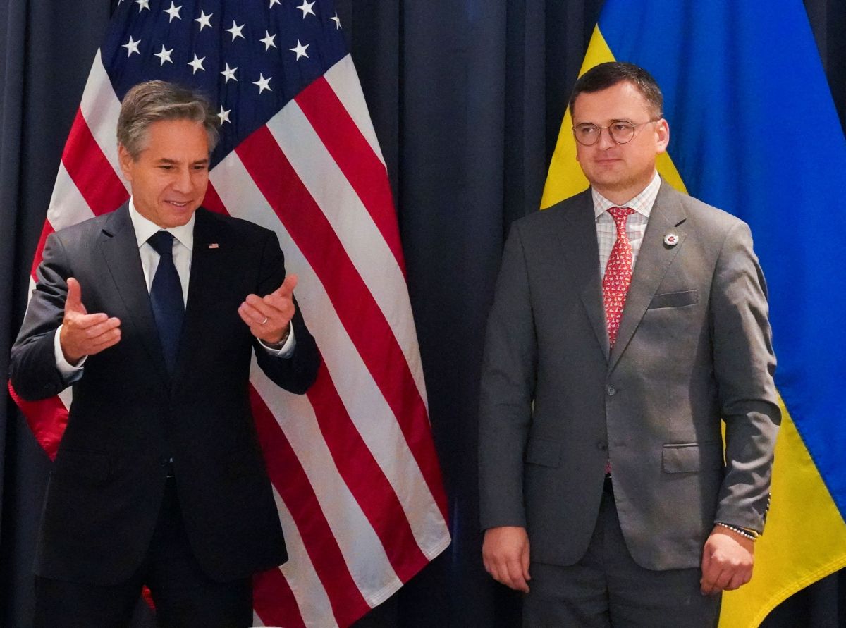 Blinken reiteró a Kuleba el "firme apoyo" de Estados Unidos a Ucrania.