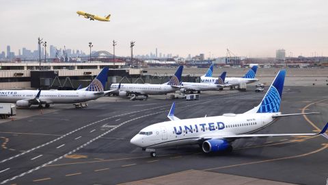 Avión de United Airlines