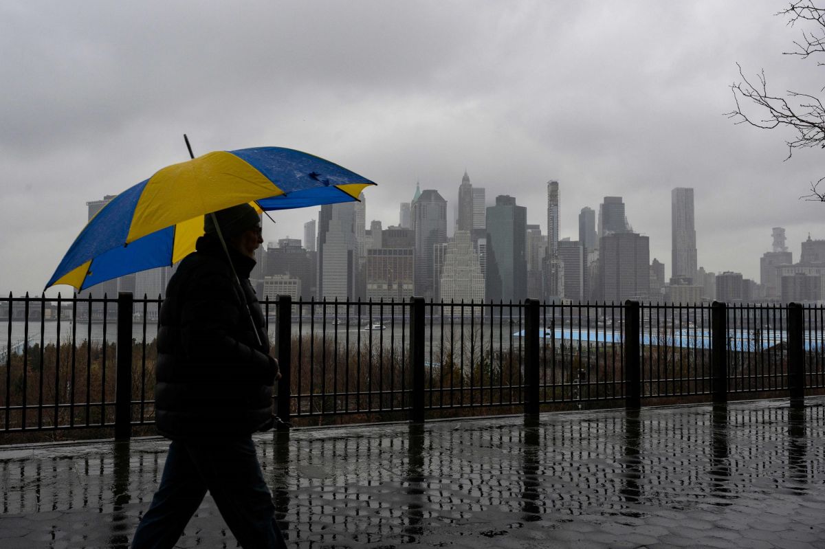 La ciudad de Nueva York podría, al menos, registrar lluvias y bajas temperaturas.
