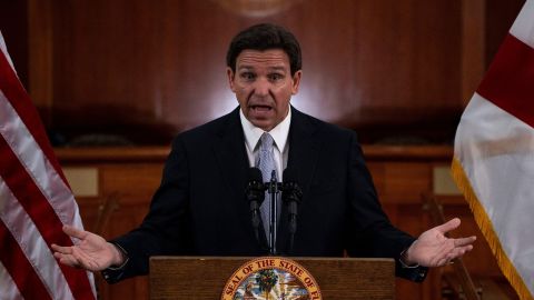 El gobernador de Florida, el republicano Ron DeSantis.