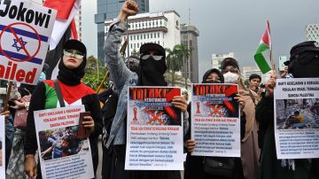 Indonesios solicitaron la exclusión de Israel por su política contra Palestina.