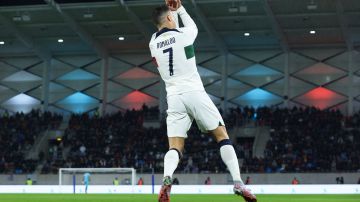 Cristiano Ronaldo estrenó nueva celebración con Portugal.