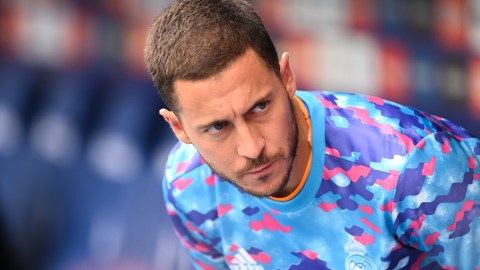 Eden Hazard con el Real Madrid.