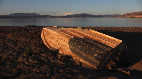 Han reportado varios hallazgos por la sequía en el lago Mead.