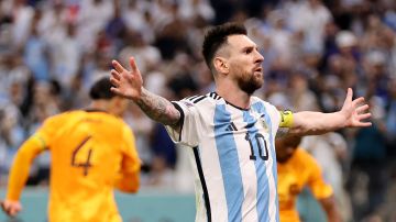 Lionel Messi en el partido contra Países Bajos. / Fotos: Getty Images