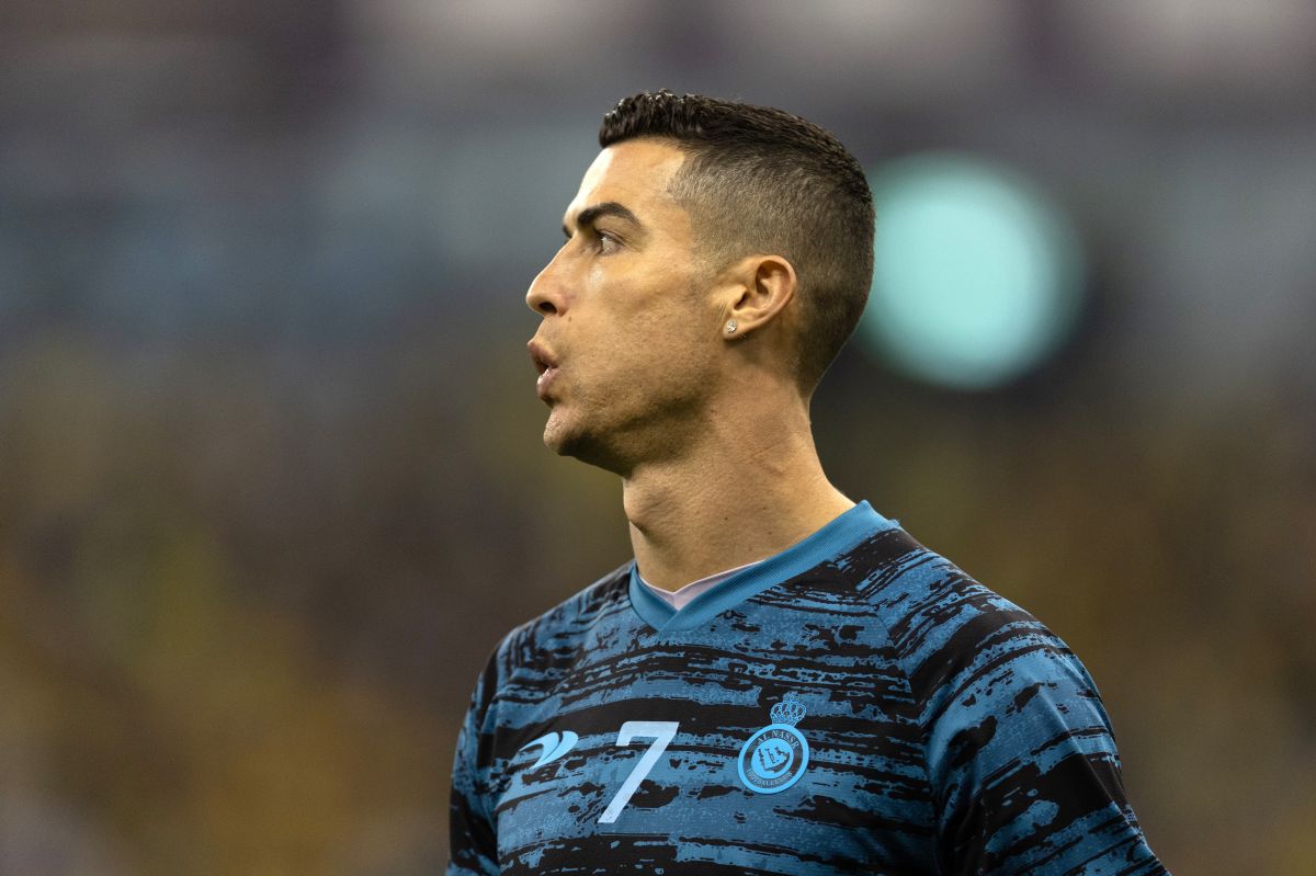 Cristiano Ronaldo durante un juego del Al Nassr.