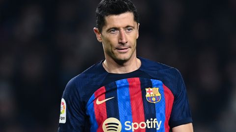 Robert Lewandowski jugador del FC Barcelona.