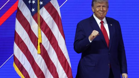 Trump grabó ese juramento de lealtad en su residencia de Mar-a-Lago, en Florida, hace un par de semanas.
