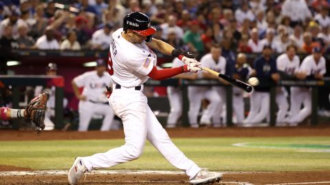 Trea Turner conecta Grand Slam para darle la victoria a Estados Unidos sobre Venezuela.