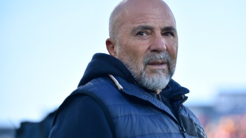 El técnico Jorge Sampaoli