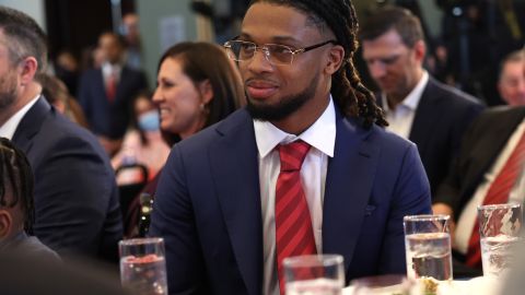 Damar Hamlin visitó la Casa Blanca. / Foto: Getty Images