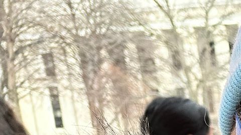 La inmigrante María Rubio viajó esta semana a Albany para participar en la manifestación a favor de la cobertura de salud.