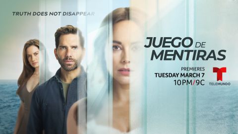 Todo está listo para que "Juego de Mentiras" estrene el próximo martes 7 de marzo a las 10PM/9C por Telemundo.