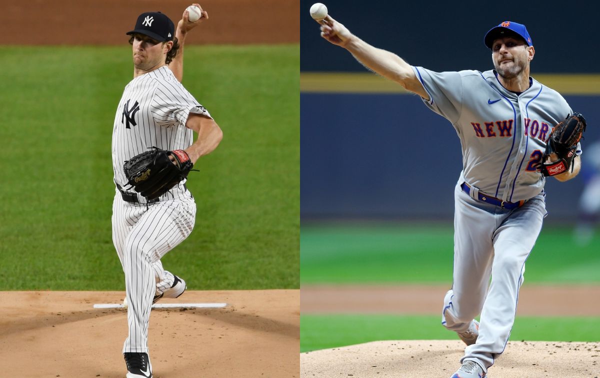 Gerrit Cole y Max Scherzer.