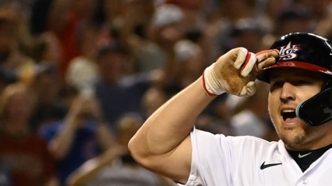 Mike Trout (Izquierda) y Shohei Ohtani (derecha)