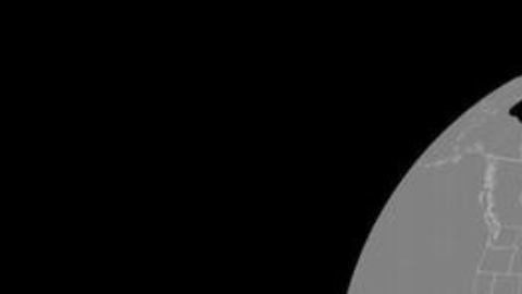 Esta simulación muestra la trayectoria de los megatsunamis creados por el asteroide que acabó con los dinosaurios.