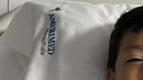 Dillon Armijo, de 10 años, dijo que fue mordido por un tiburón mientras visitaba Cancún