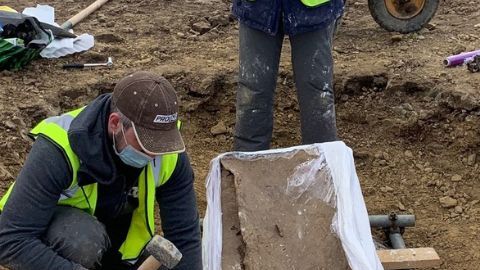 Histórico descubrimiento en el cementerio de Leeds.