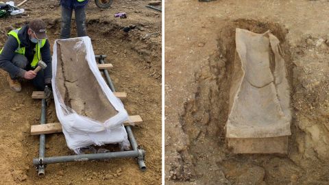 Histórico descubrimiento en el cementerio de Leeds.