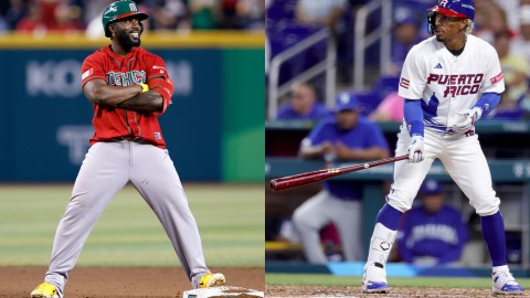 Randy Arozarena (México) y Francisco Lindor (Puerto Rico)