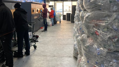 Sitio de reciclaje en Nueva York.