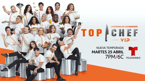 Top Chef VIP vuelve a Telemundo con una segunda temporada y todo empezará el próximo 25 de abril.