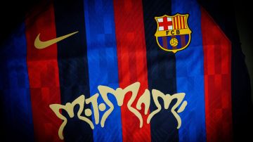 El FC Barcelona presentó este miércoles el logotipo de 'Motomami', el último álbum de Rosalía.