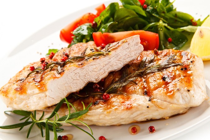 Carne blanca y verduras