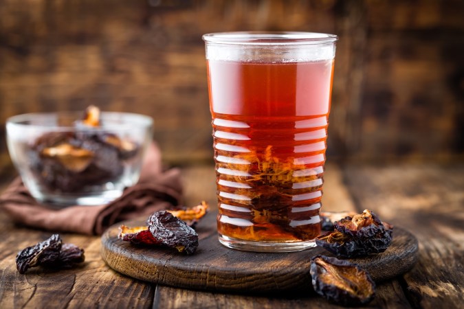 Jugo de ciruelas pasas