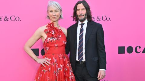 Keanu Reeves y su novia Alexandra Grant