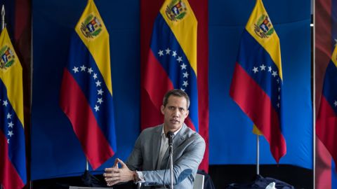 Juan Guaidó, dirigente de la oposición de Venezuela.