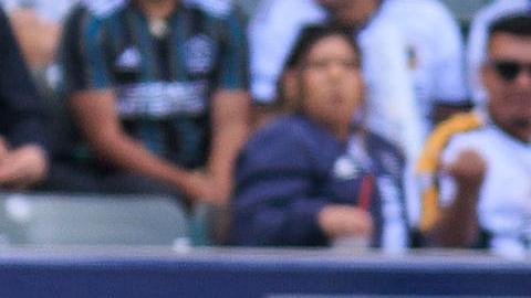 Carlos Vela en el partido contra el LA Galaxy.