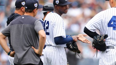 Domingo Germán fue revisado por los umpires por supuesto uso de sustancia prohibida.