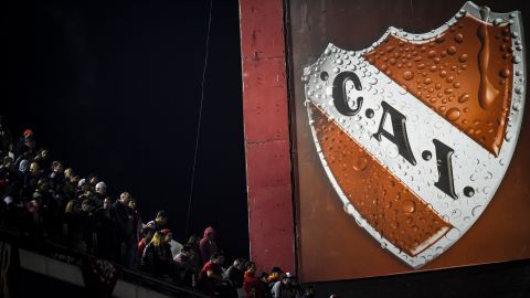 Hinchada de Independiente de Avellaneda.