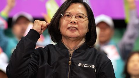 Tsai Ing-wen Campaigns as Taiwan Election Approaches