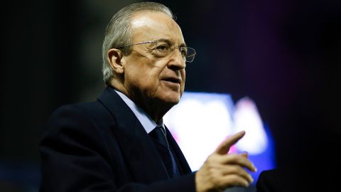 El presidente del Real Madrid Florentino Pérez.