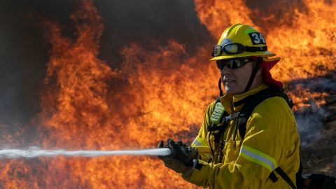 Silverado Fire In Orange Country, California Forces Evacuations