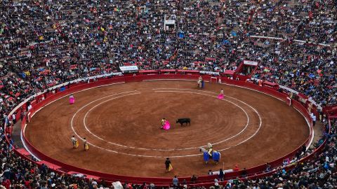 Vista general de la plaza de toros Plaza México.