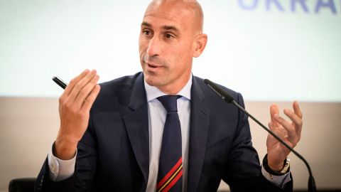 Luis Rubiales presidente de la Federación Española de Fútbol.